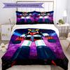 3pcs UFO Robo Grendizer2 pattern bedding set duvet cover set includes duvet cover &pillowcases, perfect all season bedroom decoration & gift