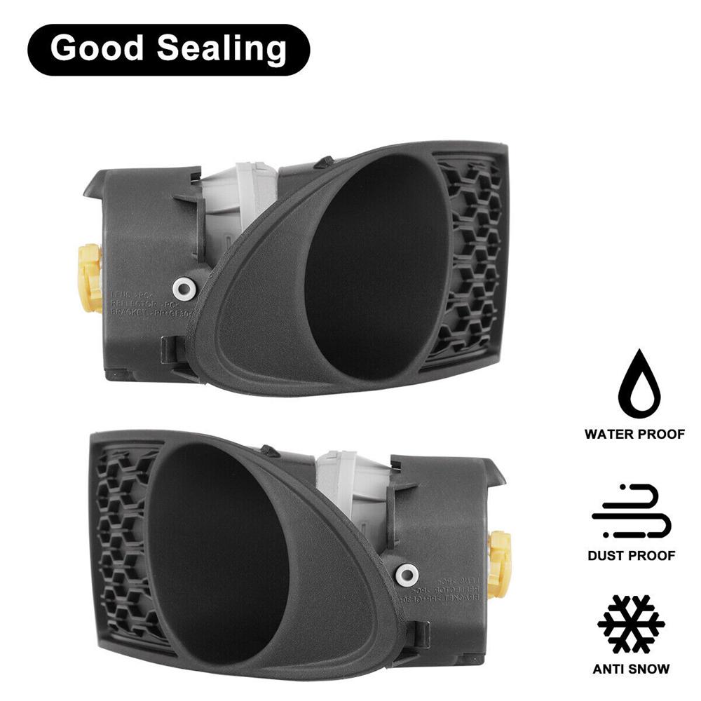 2Pcs Bumper Fog Light with Trim Cover Wiring Bulbs For Dodge Journey 2010-2020