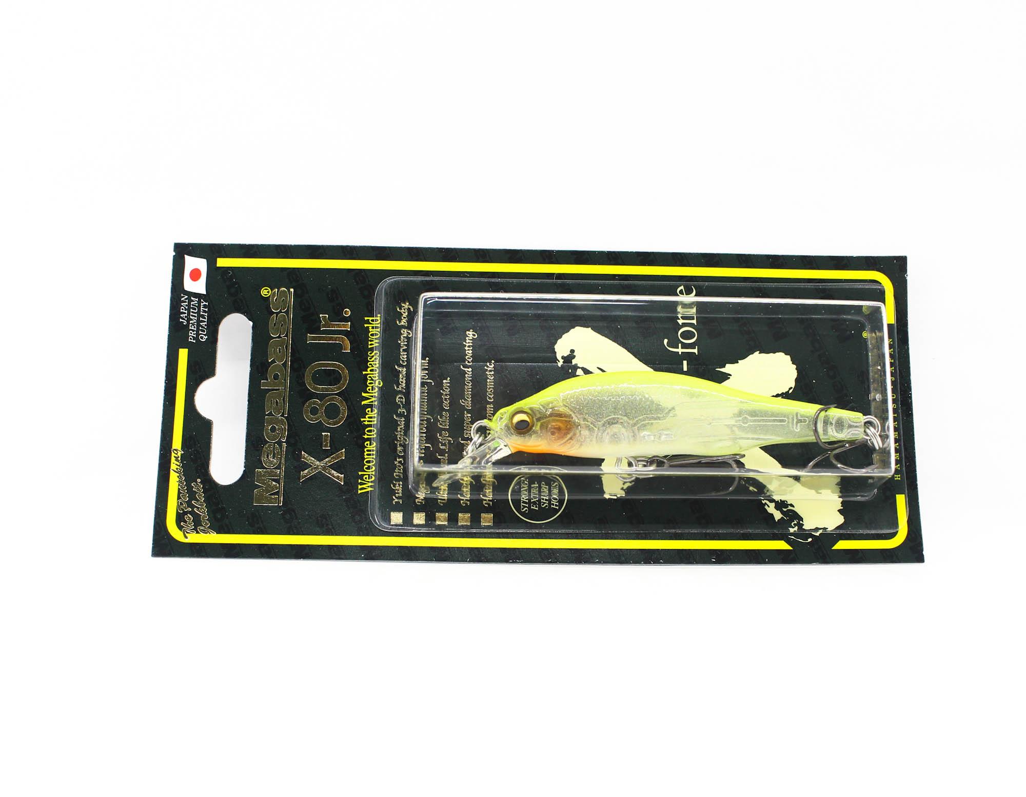 

Megabass X-80 JR Suspend Minnow Lure Invisible Chart (0104)