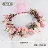 Flower Wreaths Garland Crown Diadem Wedding Baroque Hairband Hair Girl Flower Crown Bridal Headband Fairy Princess Hair Tiaras
