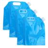 3Pcs 5L Large Capacity Nozzle Bag Outdoor Sports Portable Foldable Drinking Water Bag
