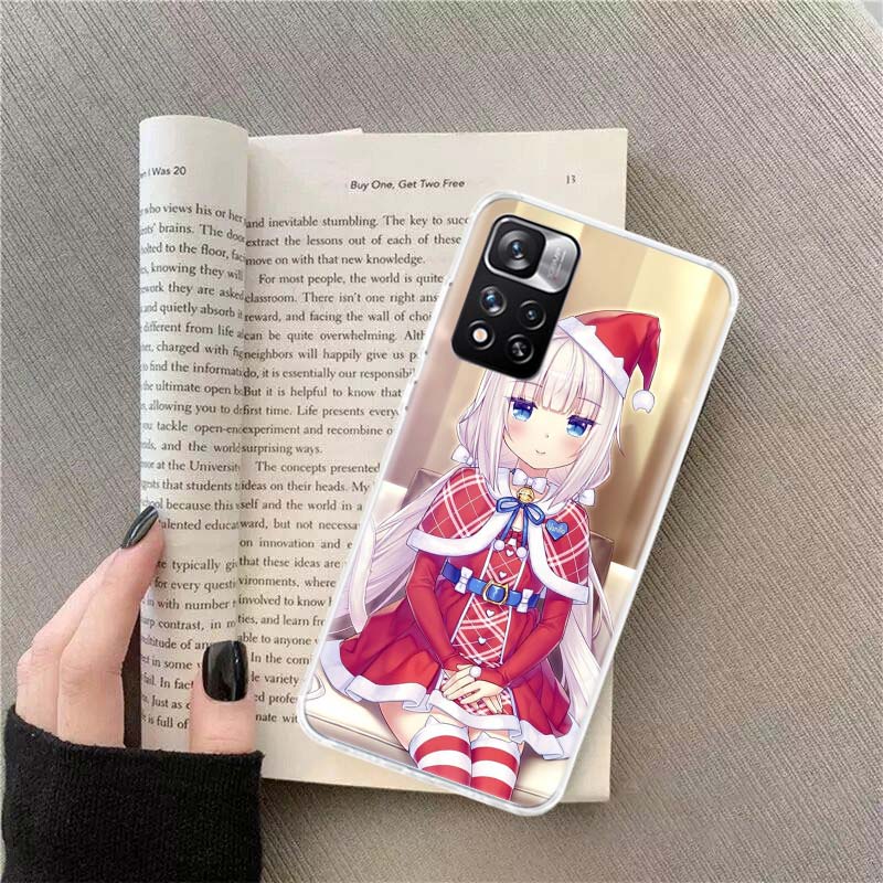 Vanilla Nekopara Anime Phone Case For Xiaomi Poco X4 F4 GT X3 NFC X5 X6 X7 Pro 5G M5 M5S M3 F5 Mi F6 F3 F2 F1 Cover Coque Fundas