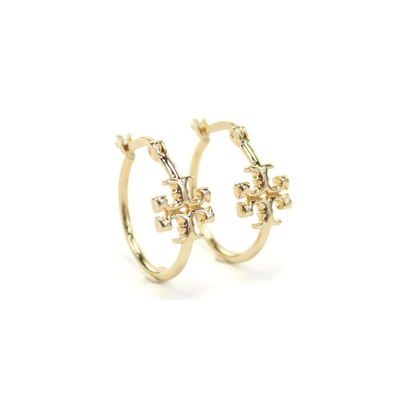 TORY BURCH Cross Logo Metal Earrings Women s Gold 138067720-gold F золотой