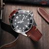 Armband 20mm 22mm 24mm Echtes Leder Uhrenarmband mit Geschenkbox Universelle Schmetterlingsschließe Rindsleder Herren Business Armband