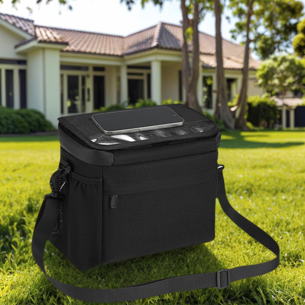 6L Bike Front Picnic Bag Large Capacity Waterproof Front Basket Leakproof Insulated Cooler Lunch Bag for Cycling