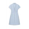 FILA Heritage Half-Zip Simple Solid Color Polo Dress Women dresses F11W638308FLB