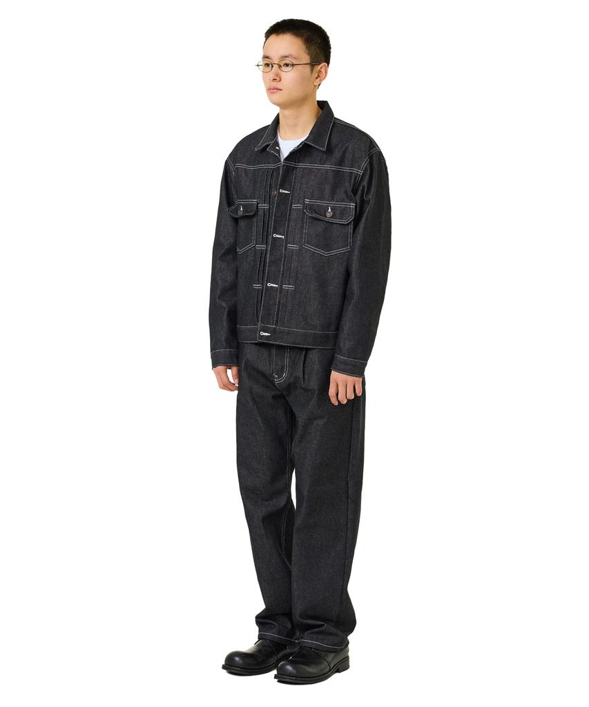 Lapper [Non-Faded] Cowboy Denim Pants - Black