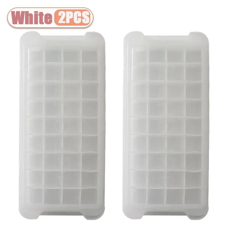 1-4PCS Silicone Ice Compartment Ice Cube Molds Easy Release Square Ice Mold for Whiskey Ice Ball Maker Kitchen Supplies