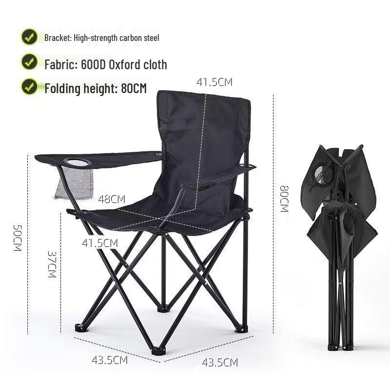 Folding Outdoor Moon Chair for Camping, Beach, and Fishing