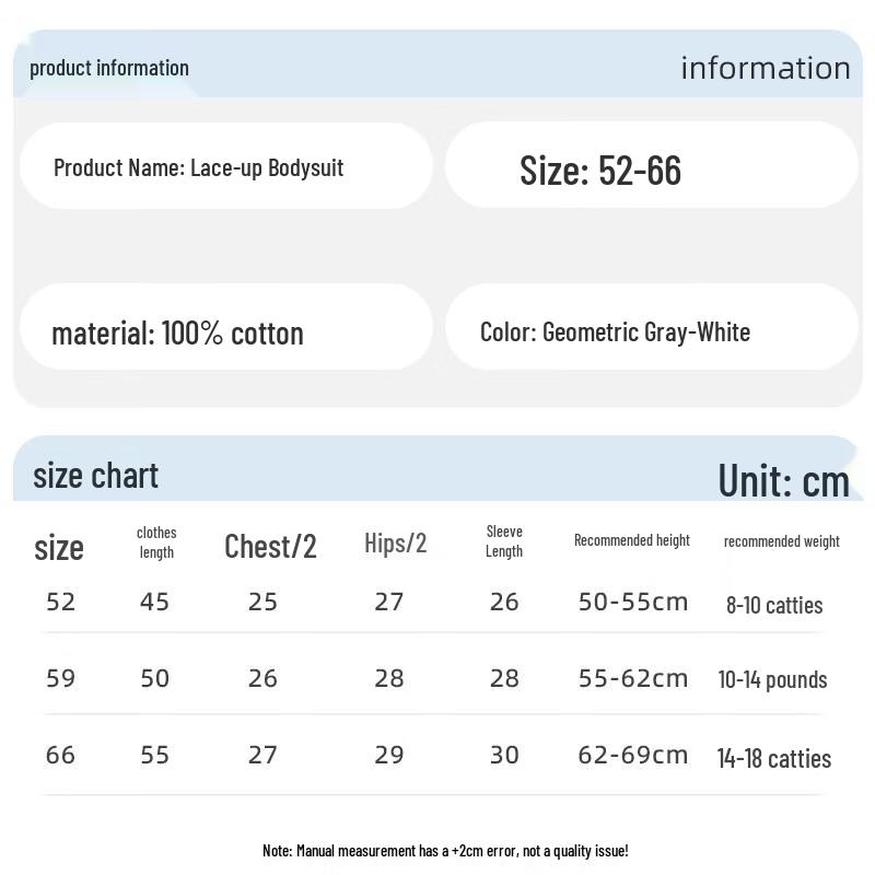 Shubeiyi Newborn Baby Long-Sleeve Bodysuit 59