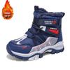 Boys' 2025 Winter High-Top Snow Boots with Anti-Slip Steel Claw and Plush Lining.