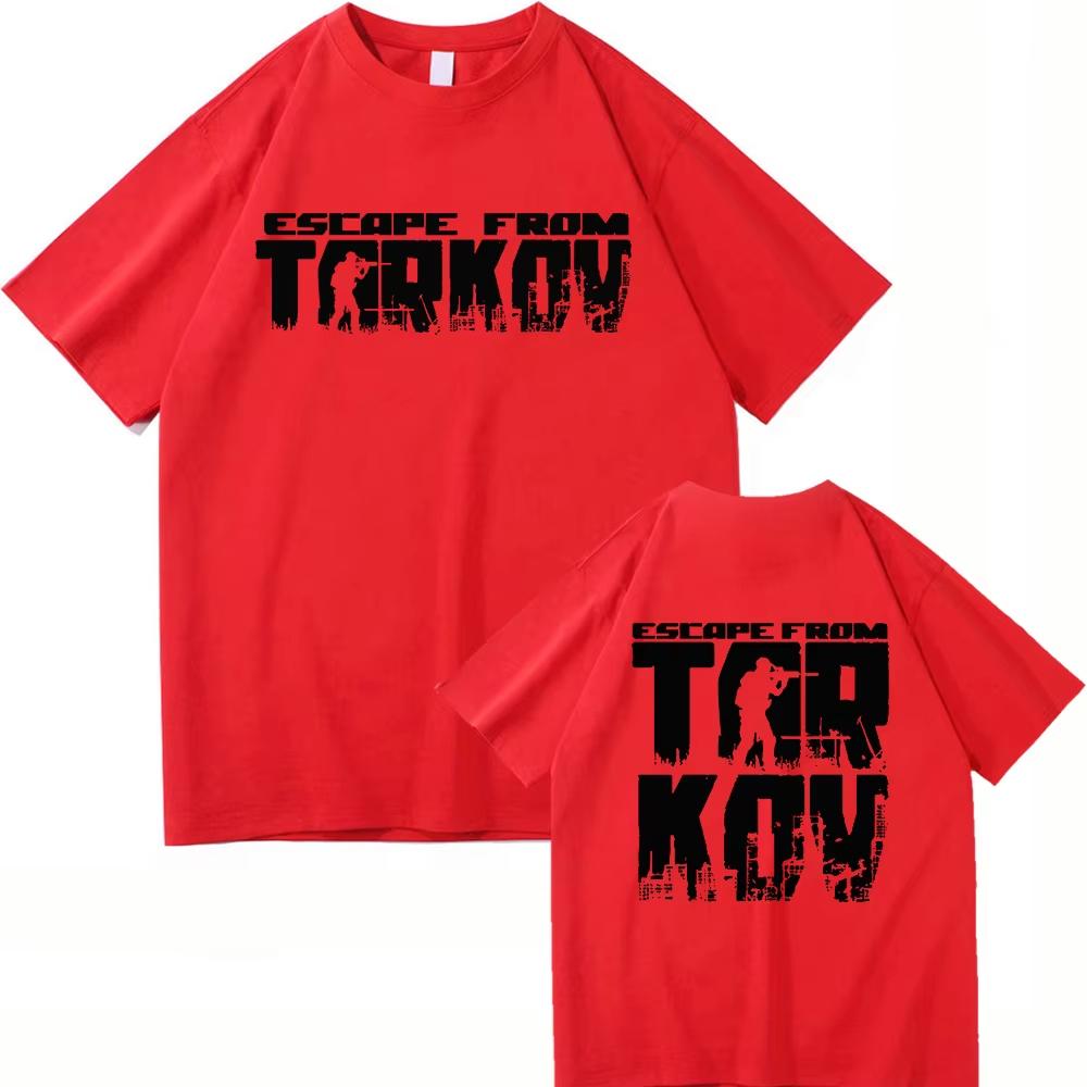 2025 Hot Game Escape From Tarkov Tshirt Fashion UnisexUnisex Clothing Harajuku High Quality Tops Cotton Tshirts Vintage Male Tees