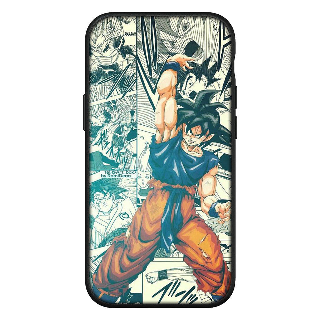 Para iPhone 16 15 Xiaomi Redmi Note 14 13 12 11 Pro Max X 16e Samsung Galaxy S25 S24 S23 Moto OPPO Huawei Goku Dragon Ball Comics DragonBall Funda de Teléfono