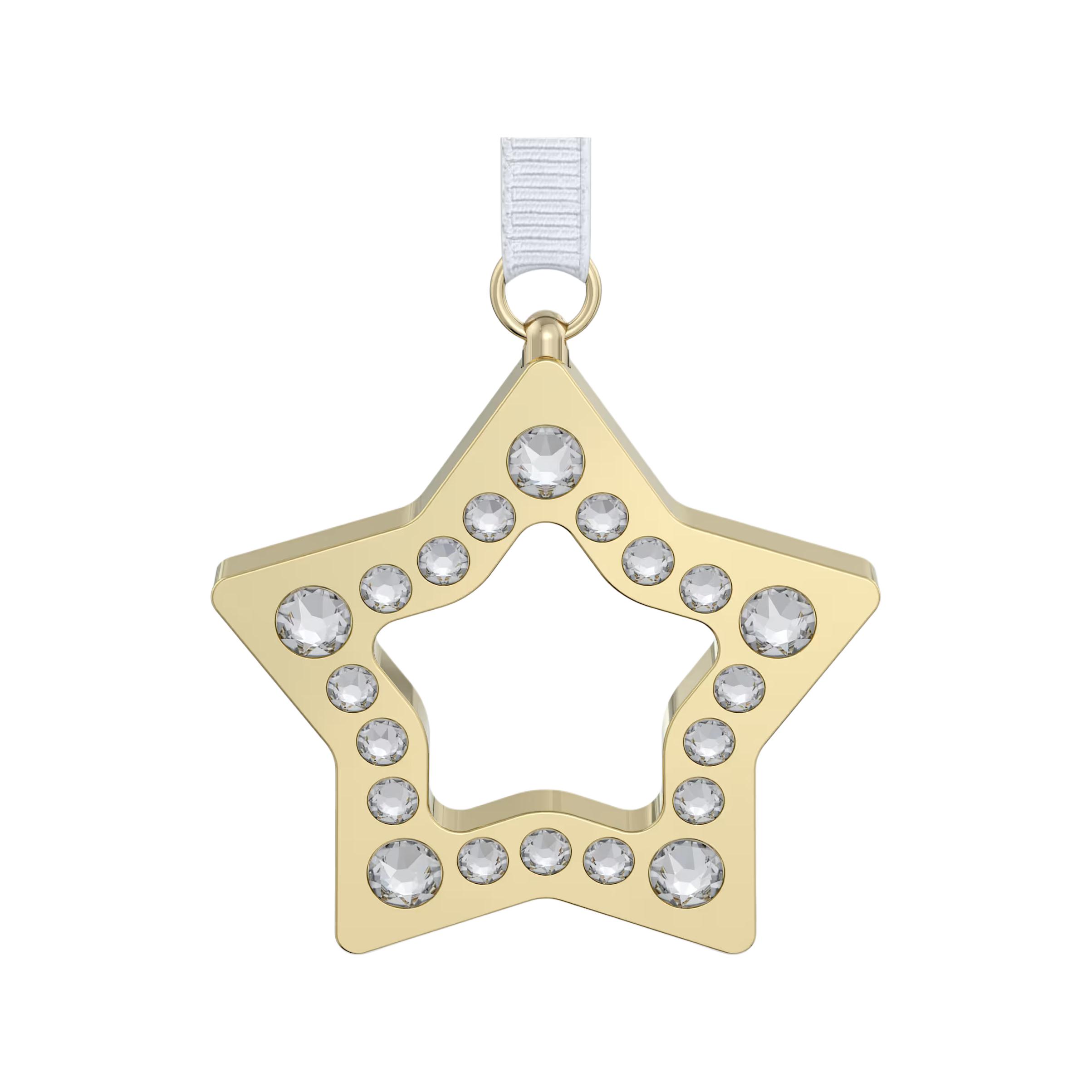 Swarovski Holiday Magic Star Decoration Pendant Women pendant Gold 5655936 Box (Random Color)