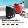 Sanag M7 Portable Bluetooth Dual Wireless Mini 360 HD Surround Sound Rich Stereo IP67 for and Red Speaker, 5.0 Pairing, Speaker, & Bass, 24-Hour
