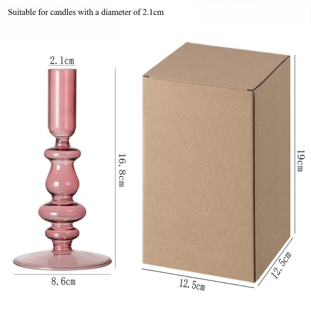 European-style Stained Glass Candlestick Decorations for Home Decoration Wedding Decoration Centerpieces Candlestick Gift