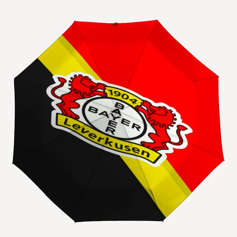 Bayer Leverkusen Theme Automatic Umbrella, Lightweight & Portable, 8 Rib, Perfect for Outdoor Travel, Birthdays, Christmas, Gifts.