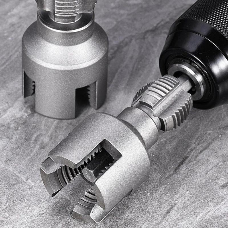 PVC Pipe Threader Tool Water Pipe Integrated Threading Kit Hand Tool Plumbing Maintenance for House Pipeline Renovation Garden