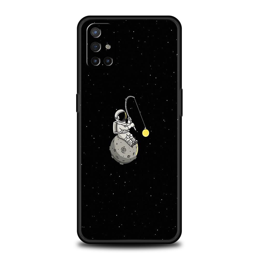 Lovely Astronaut Phone Case For OnePlus 13 12 11 10 9 8 7T Pro 13R 12R 10R 9RT 8T Nord N200 N30 2T CE 2 3 5G Lite Soft Cover