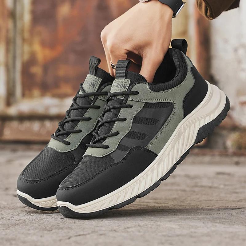

Весенне-осенние удобные мужские спортивные туфли на шнуровке, с плоской мягкой подошвой, хорошо сидящие по ноге, модные, с цветовой гаммой, износостойкие, для улицы 39