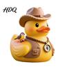 Fun Animal Ornament Yellow Duck with Mountaineering Gear Outdoor Explorer Theme Decorative Novelty Gift Figurine Synthetic Resin Statue for Desktop