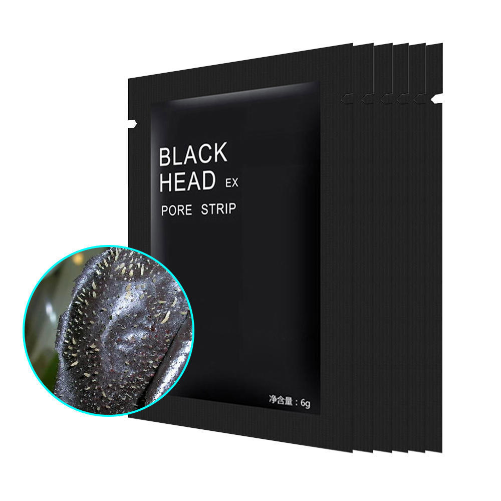 

5 шт., средство для удаления угрей с минеральной грязью, средство для удаления мембран носа, очищающие полоски для пор 5Pcs