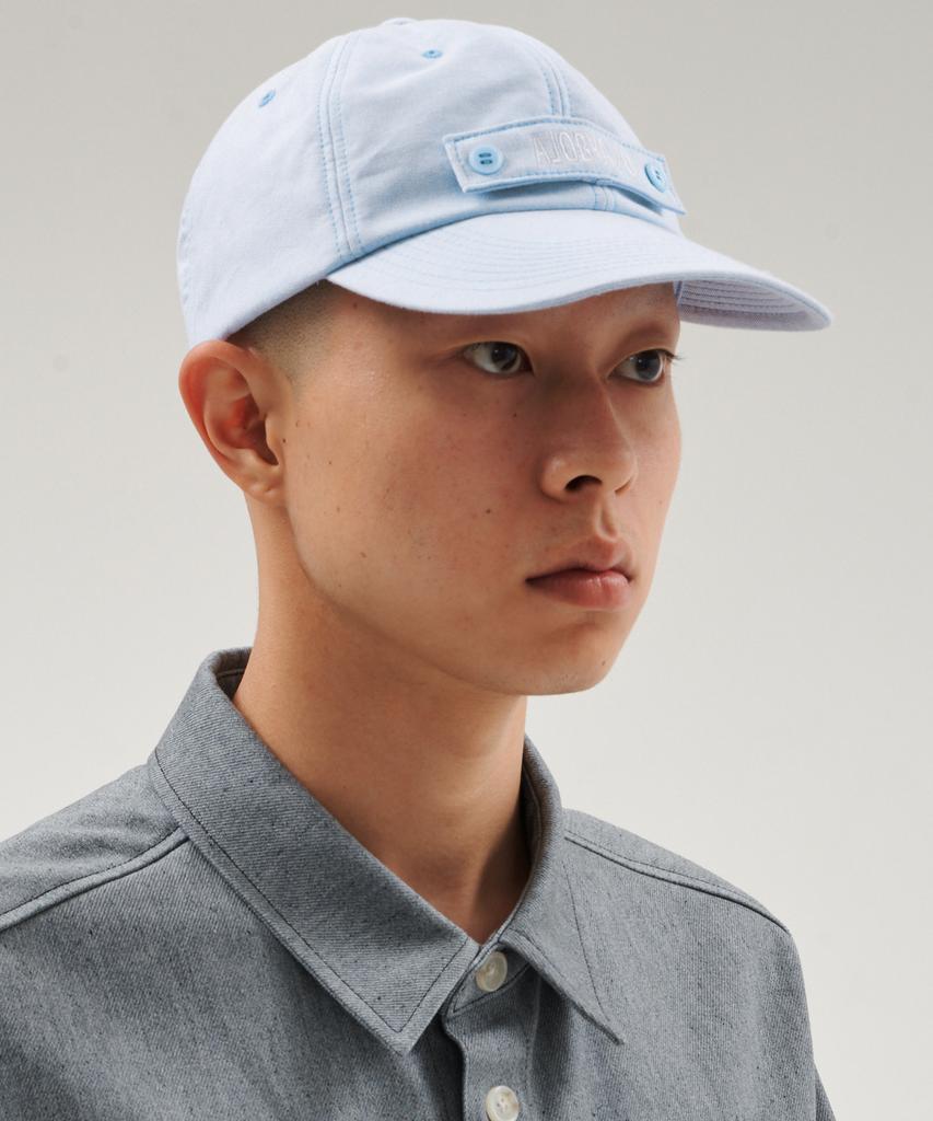 AJOBYAJO Logo Oxford Cap [Sky Blue]