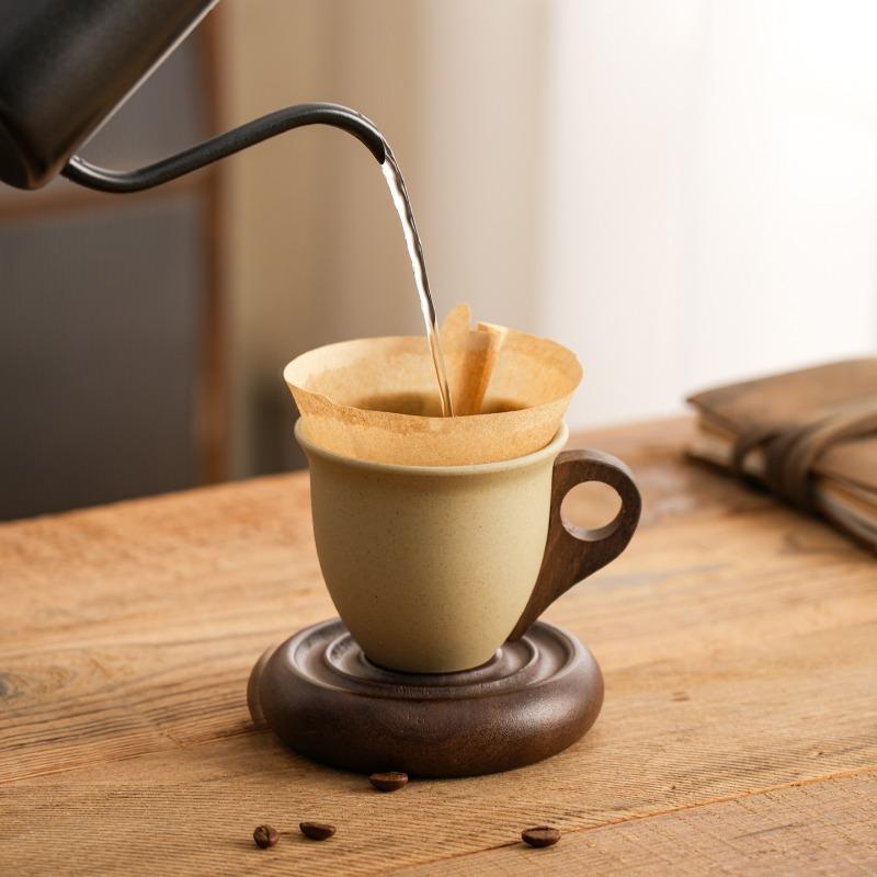 

Vintage Ceramic Coffee Cup Set Afternoon Tea Latte Coarse Ceramic Water Cup Gift Home Commercial Kitchen Drinkware Mugs Cups 200ml