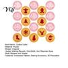 Creative Holiday Kitchen Gadgets 9 Pcs Christmas Cookie Cutter with Stamps Set, 3D Pressable Biscuit Plunger Mold, New Year Baking Tools Gingerbread