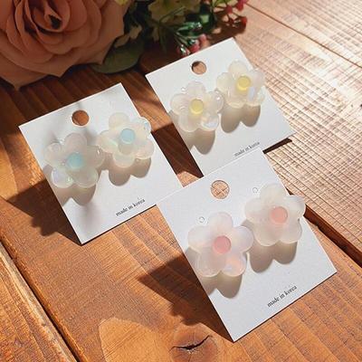 Cute Jelly Pastel Color Earrings for Women