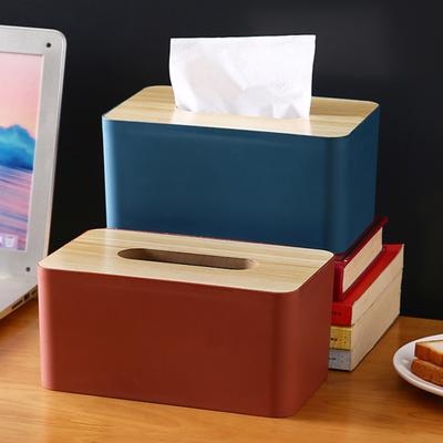 Nordic Style Napkin Box Detachable Plastic Long Service Tissue Storage Cases for Home
