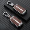 Leather Car Smart Key Case Cover Shell For Mazda 3 5 6 SKYACTIV Axela Atenza CX30 CX5 CX8 CX9 MX5 RX8 RX7 BT50 Keychain Protecto