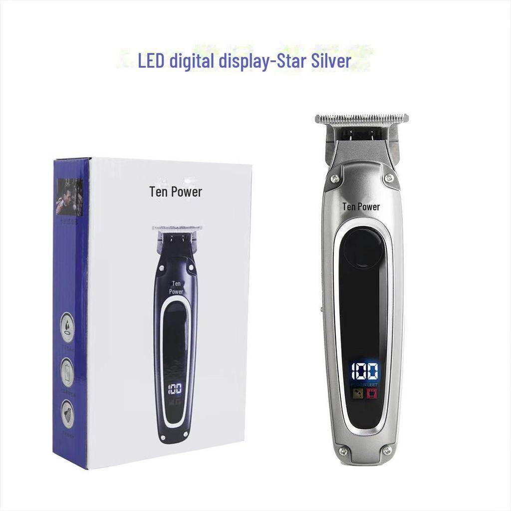 Shimi Digital Display USB Hair Clipper: Electric Hair Salon Tool and Shaver