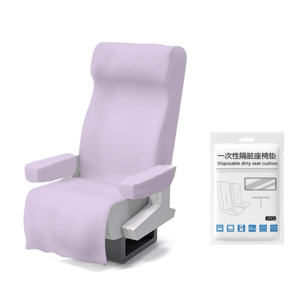 

3 Set Thickened Public Transport Chair Cover Chair Protective Cases Travel Supplies фиолетовый