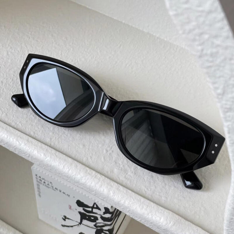 Anna Black Women's Cat-Eye Driving Sunglasses UV400