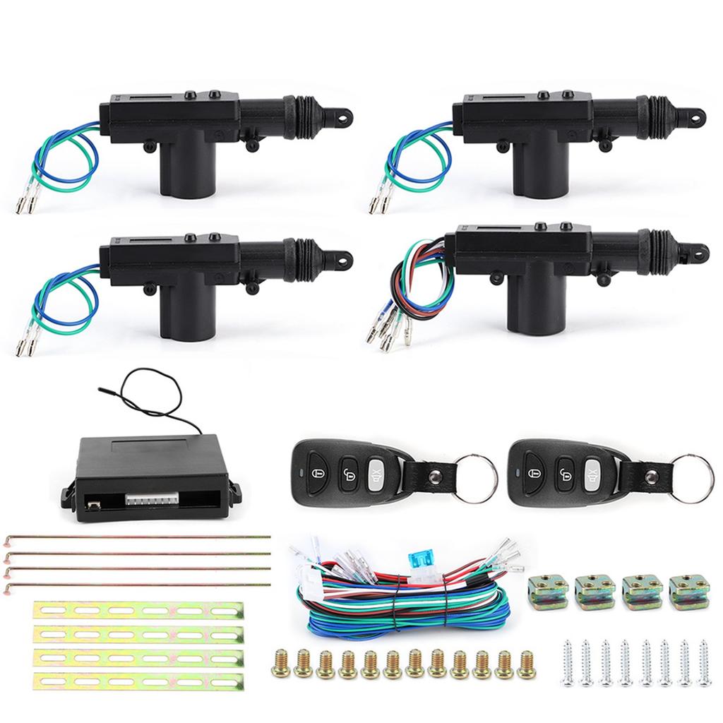 433.92MHz Car Central Door Lock Locking Kit Universal 4 Door Vehicle Keyless Entry System