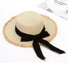 New Tassel Female Lace Bow Bowknot Straw Hat Summer Women Ladies Casual Floppy Sun Hat Ribbon Sunscreen Cap For Beach