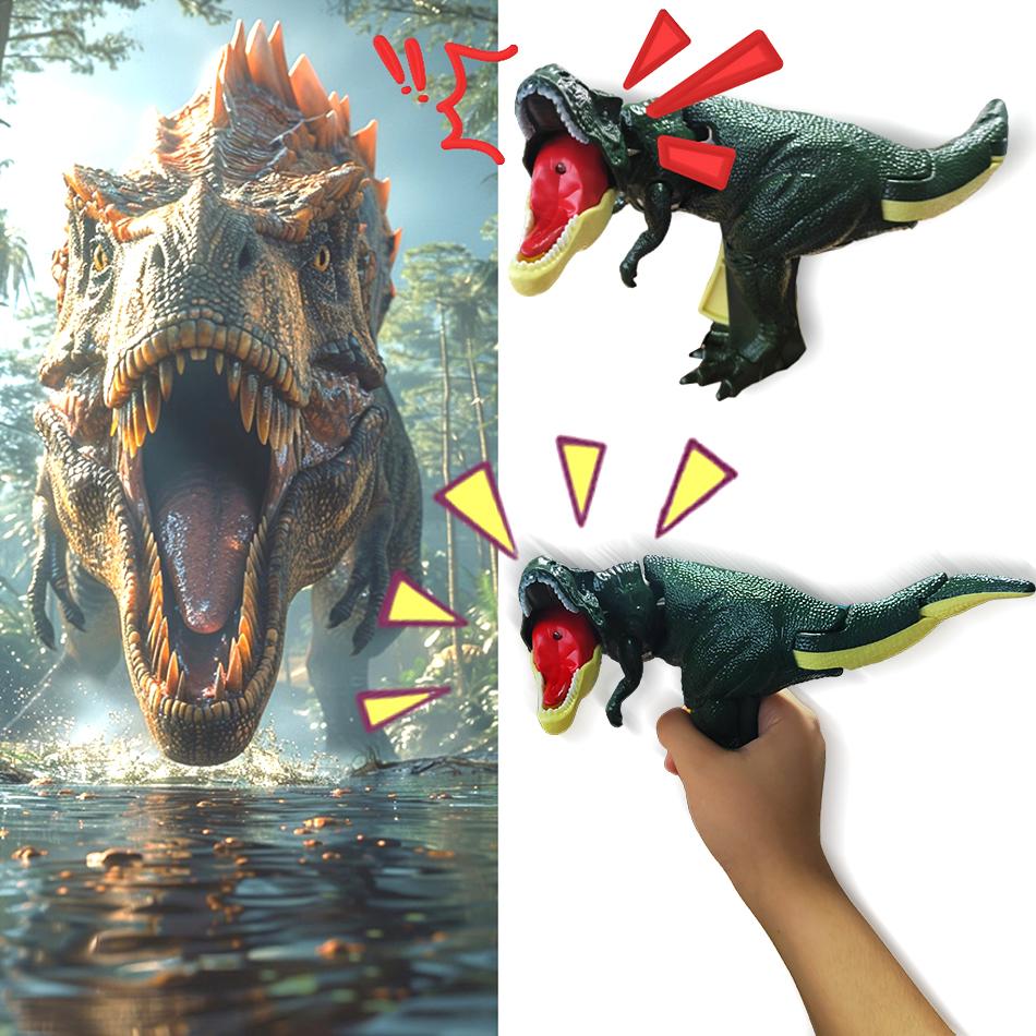 Dinozaur ZaZaZa Zabawka Dzieci Kreatywna Bez Baterii Teleskopowa Huśtawka Sprężynowa Dinozaury Zabawki Fidget Prezenty Świąteczne dla Dzieci