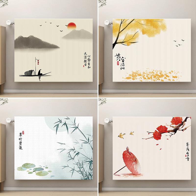 All-inclusive Radiator Dust Cover Household Oil Tin Dust Cover Heater Dust Cover Fabric Electric Radiator Protective Cover