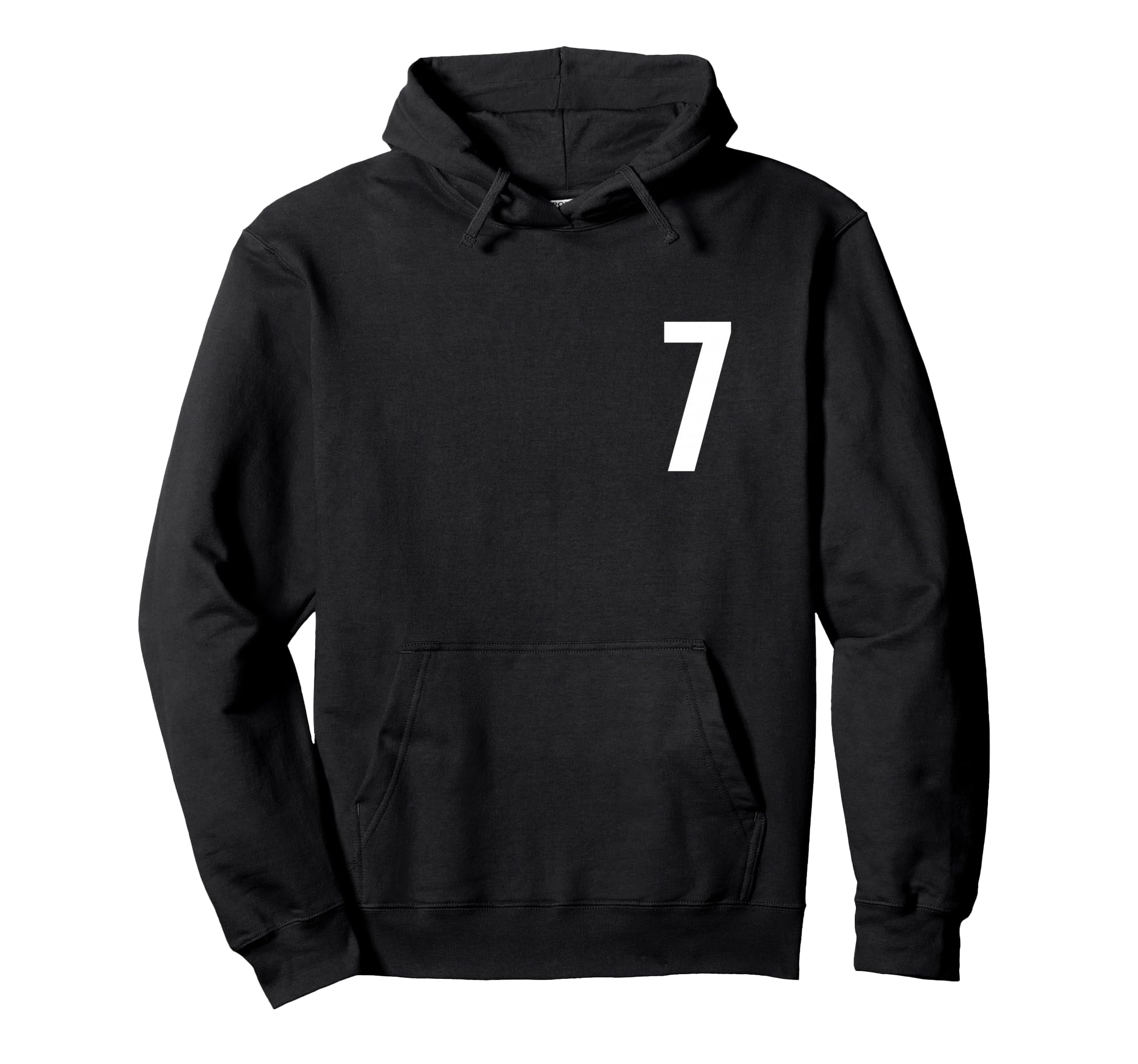 

Number Seven #7 Sports Team Uniform Birthday 7 Hoodie