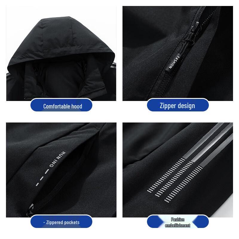 EASTERN CAMEL Men's Outdoor Hooded Jacket