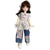 6 Points Joint 30cm Doll Clothes 11.8 Inch Doll Clothing Set Handmade Doll Clothes  Puzzle Fun