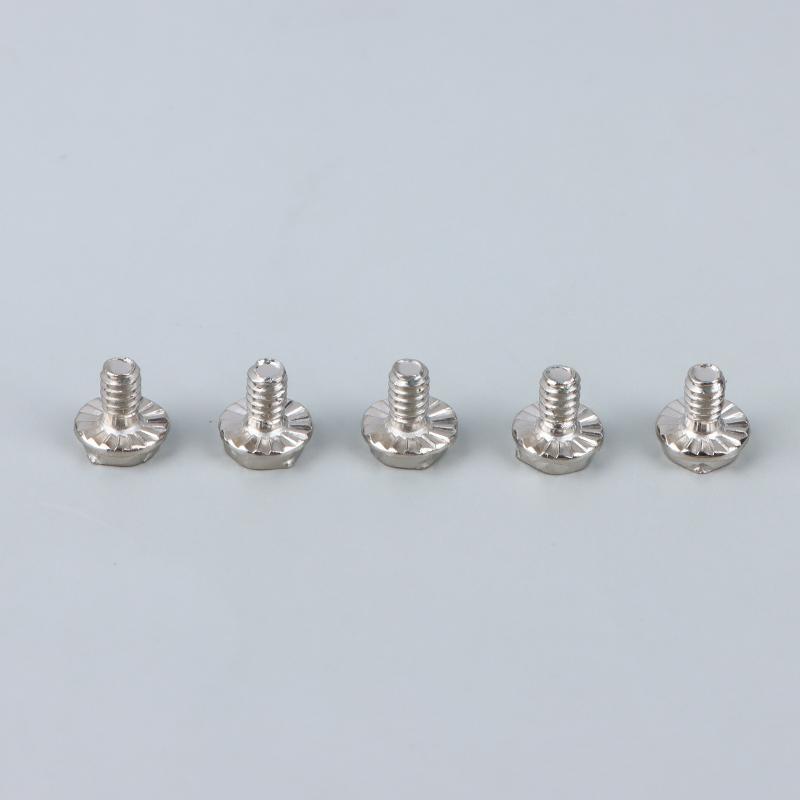 50Pcs Toothed Hex 6/32 Computer Pc Case Hard Drive Motherboard Mounting Screws For Motherboard Pc Case Cd-Rom Hard Disk