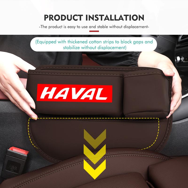 Car Badge Multifunctional Storage Box Seat Gap Cup Holder Organizer Accessories For Haval Great Wall Jolion H1 H2 H3 H4 H5 H6 H7