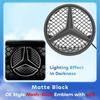 XHXII1 2025 New For Mercedes Benz Car Front Grill Emblem Star Badge 3D Mirror OE Style Flat Surface For Mercedes Benz W245 W204 X204 B1