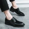 Leather Men Fashion Oxfords Shoes Male Comfortable Business Shoe Lace-Up Classic Men Shoes for Wedding All-match Male Footwear