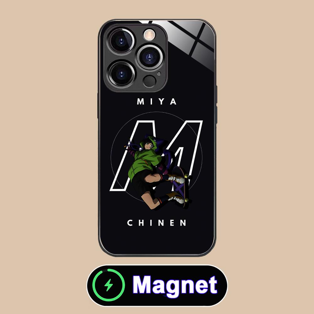 

SK8 Infinity Miya Chinen Phone Case for iPhone 17 16 15 14 13 12 11 Air Pro Max Plus Mini Glass MagSafe Cover iPhone 11 Pro Max