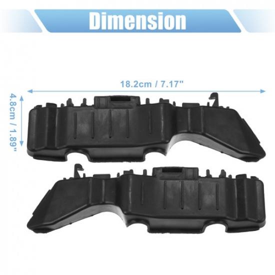 Front Left and Right Bumper Bracket TWO  For Hyundai Accent 2012-2017