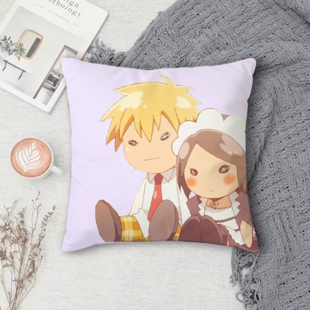 M-Maid Sama Double-Sided Printed Square Decorative Cushion Cover For Sofa Living Room Home Decor