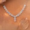 Natural Gemstone Color Sapphire Necklace Women'S S925 Sterling Silver Color Treasure Jewelry Light Luxury High-End Tassel